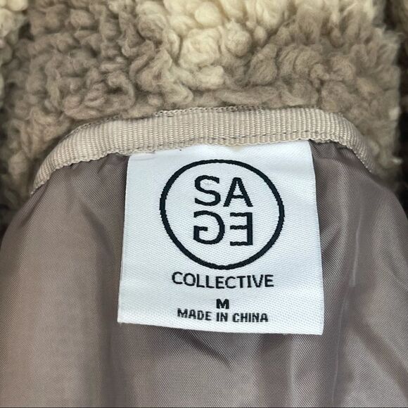 Sage Collective Sherpa 3/4 Zip - Picture 7 of 8